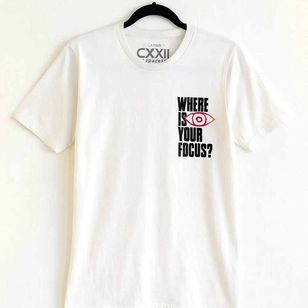 CXXII Apparel – Where Is Your Focus? Graphic Tee – Men's Size L - Picture 4 of 9